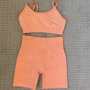 Orange workout set